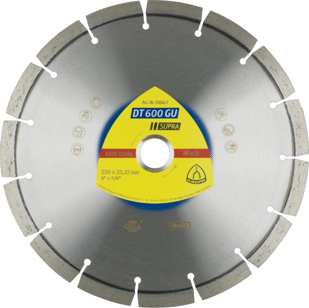 DT 600 GU diamond cutting blades, 5 x 3/32 x 7/8 Inch 9 segments 33 x 2,4 x 10 mm, standard serratio<span class=' ItemWarning' style='display:block;'>Item is usually in stock, but we&#39;ll be in touch if there&#39;s a problem<br /></span>