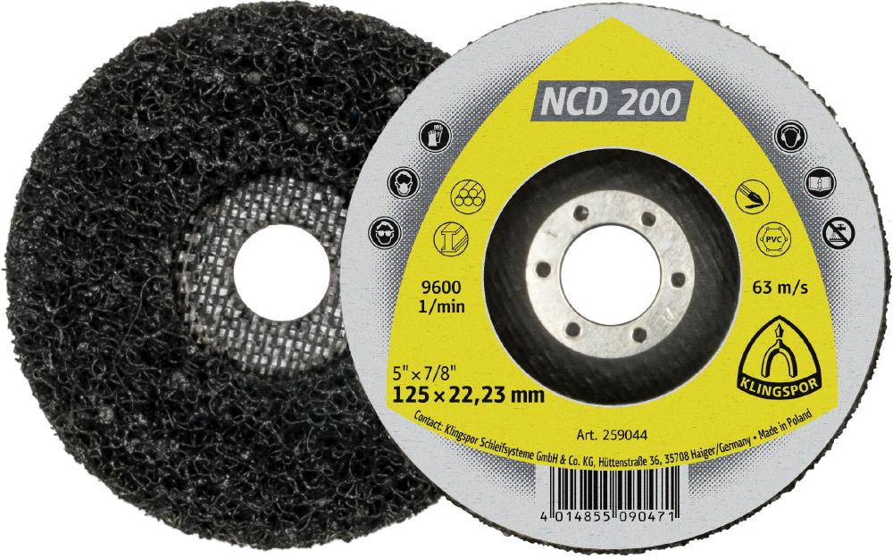 NCD 200 cleaning wheel, 5 x 7/8 Inch silicon carbide flat<span class=' ItemWarning' style='display:block;'>Item is usually in stock, but we&#39;ll be in touch if there&#39;s a problem<br /></span>