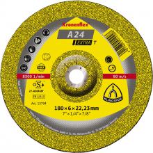 Klingspor Inc 13794 - A 24 EX-T grinding discs, 7 x 1/4 x 7/8 Inch depressed centre