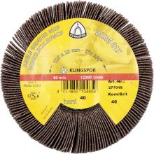 Klingspor Inc 280237 - WSM 617 abrasive mop wheels LS 309 X, 5 x 3/4 Inch grain 60 thread 5/8"