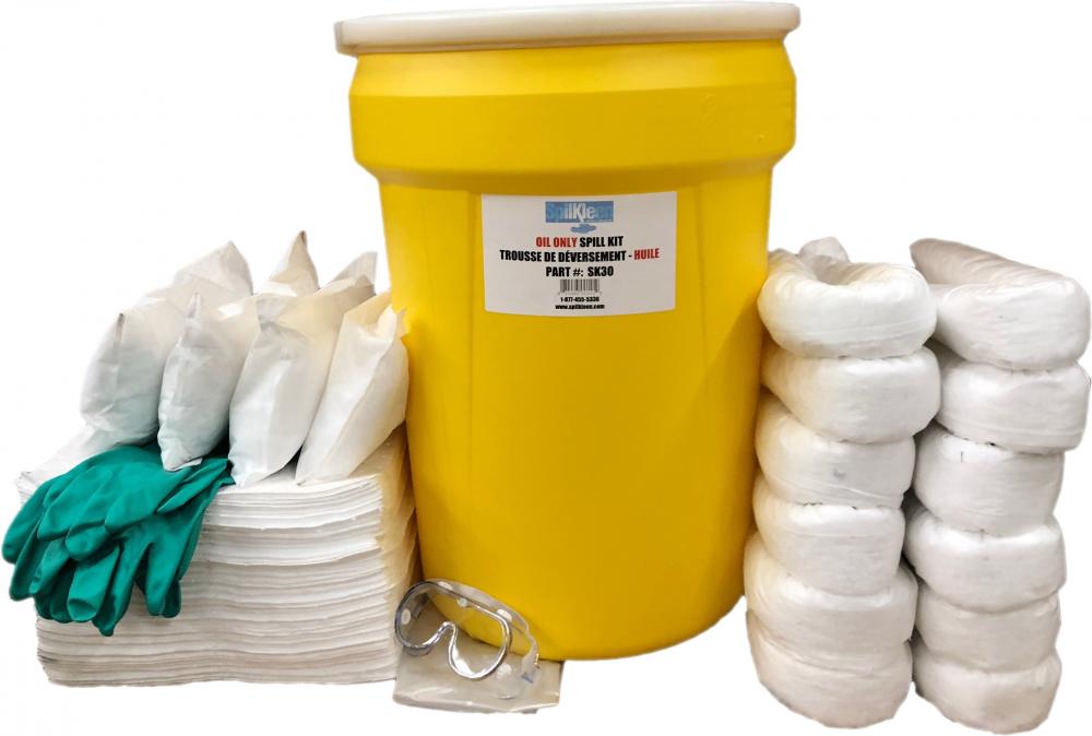 30 Gallon Spill Kit - Oil Only<span class=' ItemWarning' style='display:block;'>Item is usually in stock, but we&#39;ll be in touch if there&#39;s a problem<br /></span>