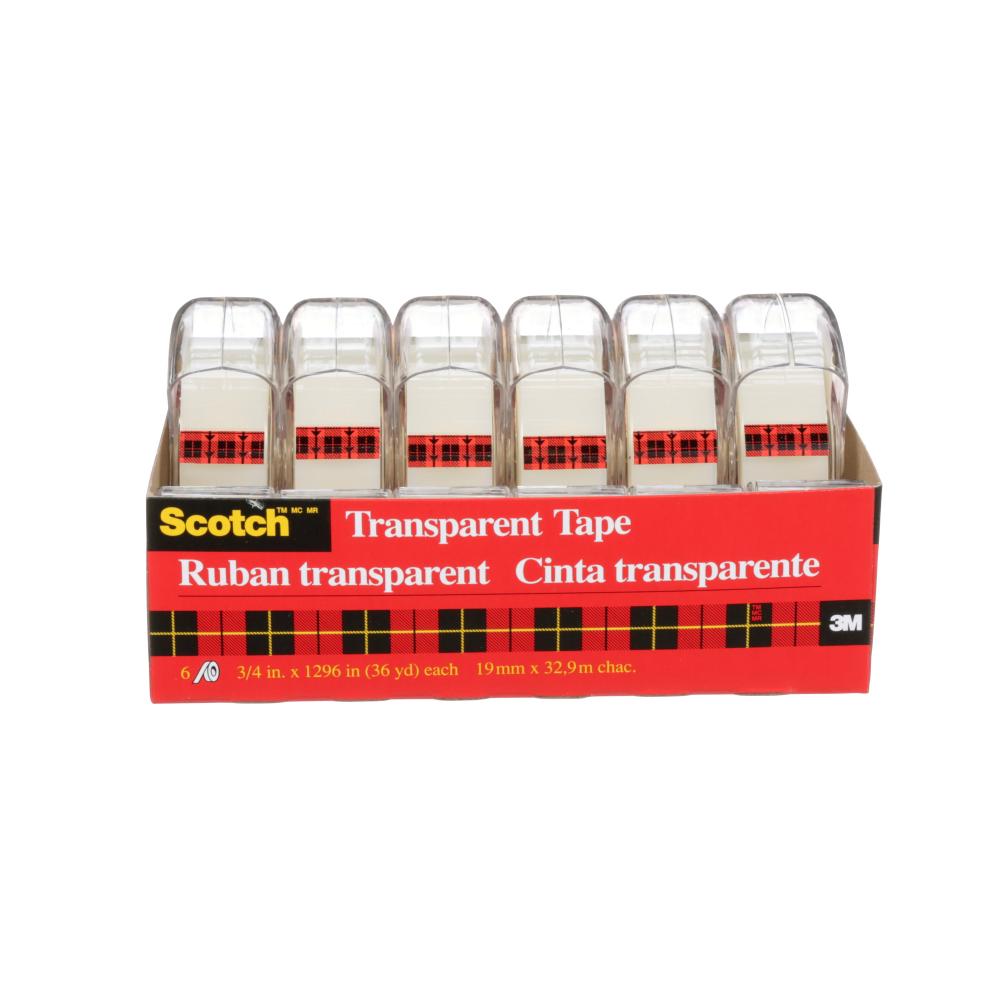 Scotch® Transparent Tape Premium Pack<span class=' ItemWarning' style='display:block;'>Item is usually in stock, but we&#39;ll be in touch if there&#39;s a problem<br /></span>