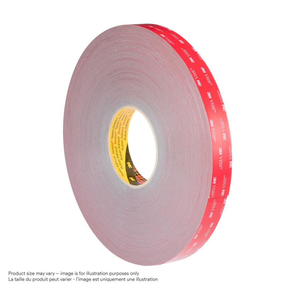 3M™ VHB™ Window Tape, G45F, dark grey, 1.1 in x 36.0 yd (2.9 cm x 32.9 m)<span class=' ItemWarning' style='display:block;'>Item is usually in stock, but we&#39;ll be in touch if there&#39;s a problem<br /></span>