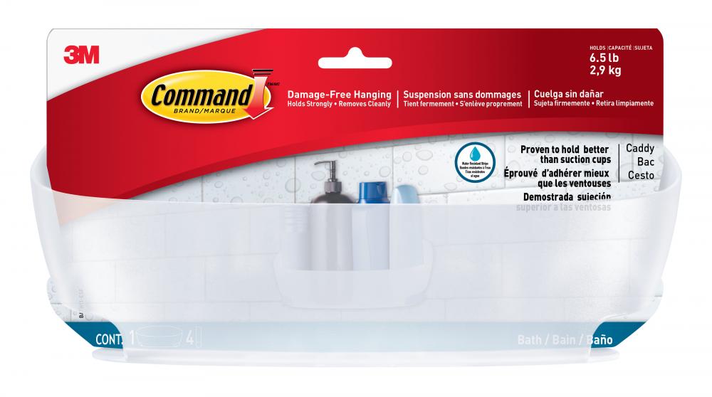 Command Shower Caddies BATH10, BATH 12, BATH 14, BATH16, BATH 31, BATH 37<span class=' ItemWarning' style='display:block;'>Item is usually in stock, but we&#39;ll be in touch if there&#39;s a problem<br /></span>