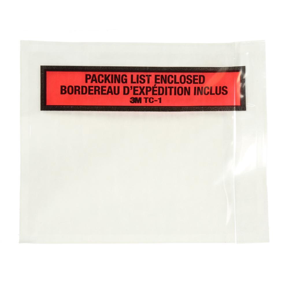 3M™ Packing List Envelope, TC-1, Bilingual, 4 1/2 in x 5 1/2 in<span class=' ItemWarning' style='display:block;'>Item is usually in stock, but we&#39;ll be in touch if there&#39;s a problem<br /></span>