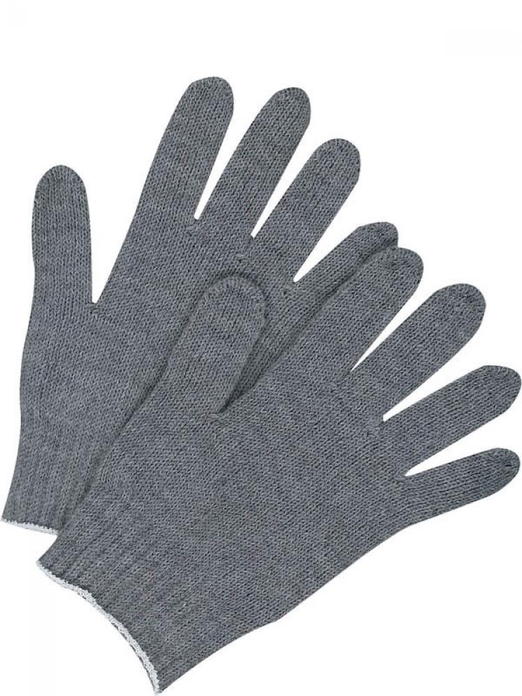 Seamless Knit Poly-Cotton String Knit Glove Grey, Medium Weight<span class=' ItemWarning' style='display:block;'>Item is usually in stock, but we&#39;ll be in touch if there&#39;s a problem<br /></span>