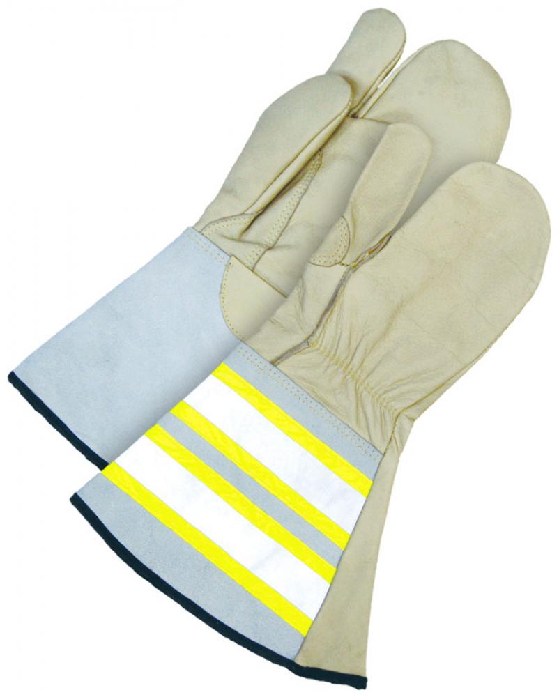 Grain Cowhide Utility Mitt Hi-Viz Gauntlet 1-Finger<span class=' ItemWarning' style='display:block;'>Item is usually in stock, but we&#39;ll be in touch if there&#39;s a problem<br /></span>