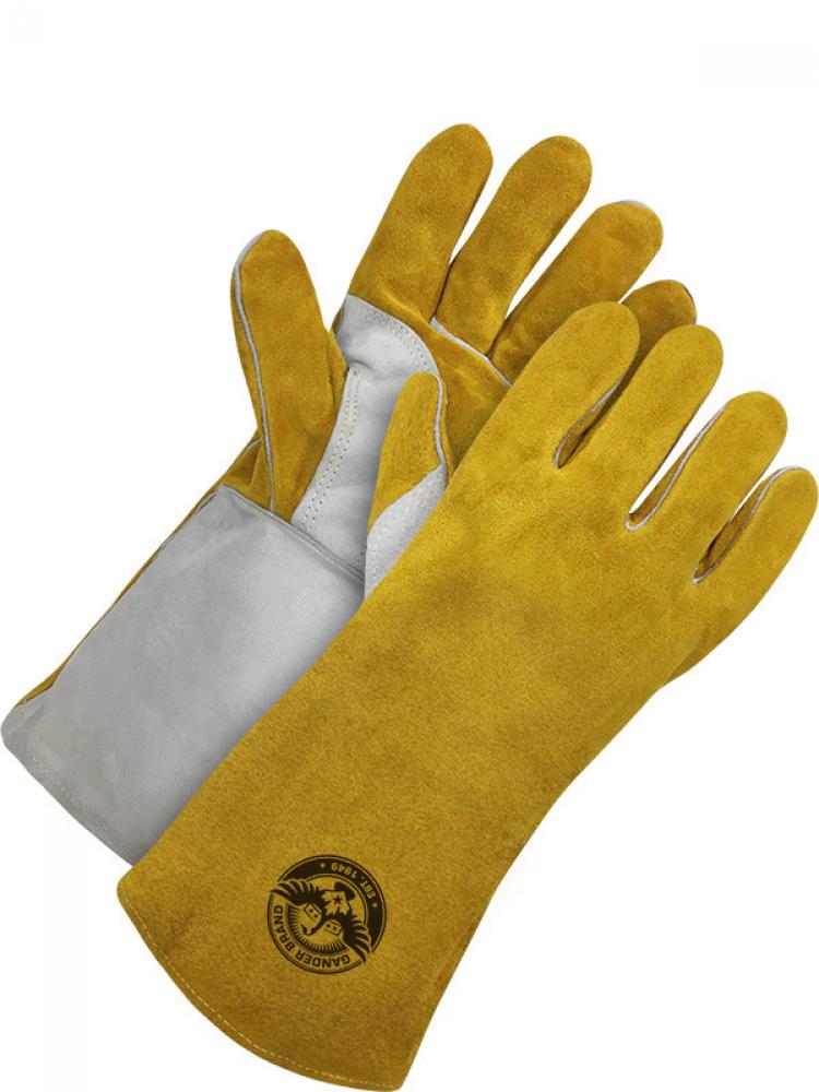 Gander Brand Split Gold Cowhide Stick Welder Lined<span class=' ItemWarning' style='display:block;'>Item is usually in stock, but we&#39;ll be in touch if there&#39;s a problem<br /></span>