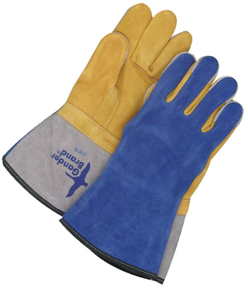 Welding Glove TIG Reverse Grain Deerskin Palm Blue/Gold<span class=' ItemWarning' style='display:block;'>Item is usually in stock, but we&#39;ll be in touch if there&#39;s a problem<br /></span>