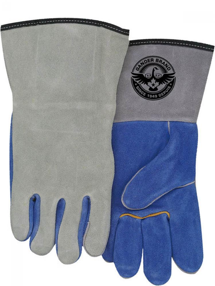 Welding Glove Split Leather Blue/Grey Fully Lined<span class=' ItemWarning' style='display:block;'>Item is usually in stock, but we&#39;ll be in touch if there&#39;s a problem<br /></span>