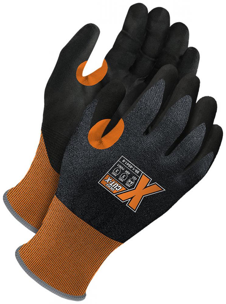 Orange 21G Seamless Knit Cut Resistant Black PU Palm w/ Touchscreen<span class=' ItemWarning' style='display:block;'>Item is usually in stock, but we&#39;ll be in touch if there&#39;s a problem<br /></span>