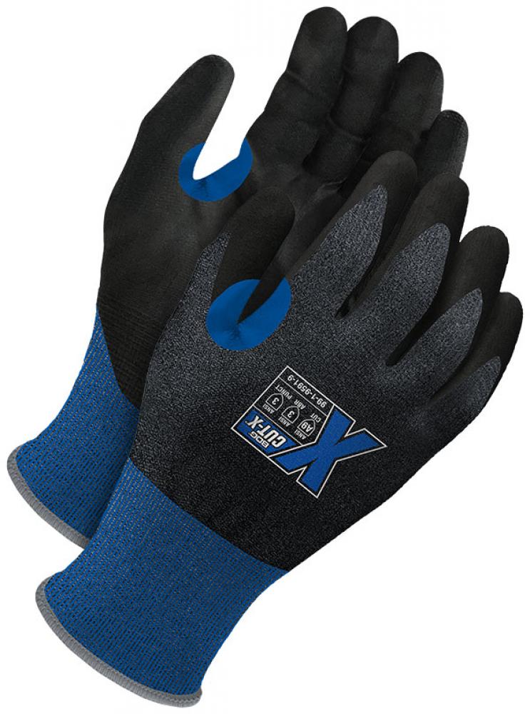 Navy 21G Seamless Knit Cut Resistant Black PU Palm w/ Touchscreen<span class=' ItemWarning' style='display:block;'>Item is usually in stock, but we&#39;ll be in touch if there&#39;s a problem<br /></span>