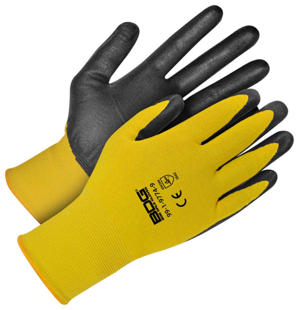 Yellow 18G Seamless Knit Kevlar Cut Resistant w/ Black NPR F<span class=' ItemWarning' style='display:block;'>Item is usually in stock, but we&#39;ll be in touch if there&#39;s a problem<br /></span>