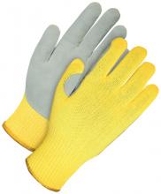 Bob Dale Gloves & Imports Ltd 10-1-370KLP-13 - Seamless Knit Aramid Cut Resistant Glove Split Leather Palm