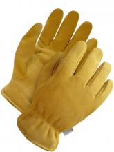 Bob Dale Gloves & Imports Ltd 20-9-327-XL - Split Deerskin Driver Lined Thinsulate C100 Gold