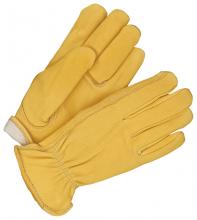 Bob Dale Gloves & Imports Ltd 20-9-365-8 - Grain Deerskin Driver Ladies Lined Fleece Tan