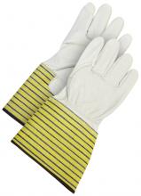 Bob Dale Gloves & Imports Ltd 40-1-2510-XL - Full Grain Combo w/5" Rubberized Safety Cuff Palm Lined