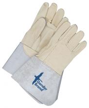 Bob Dale Gloves & Imports Ltd 64-1-1264-11 - Horsehide Grain Leather Utility Glove with Cowhide Gauntlet