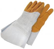 Bob Dale Gloves & Imports Ltd 64-1-1525-13 - Welding Glove TIG Grain Deerskin Back Hand Patch Left Hand