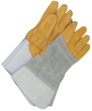 Bob Dale Gloves & Imports Ltd 64-1-1526-S - Welding Glove TIG Grain Deerskin Back Hand Patch Right Hand