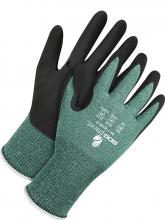 Bob Dale Gloves & Imports Ltd 99-1-8130-11 - 15 Gauge Green HPPE/Glass with NBR Palm Net Zero