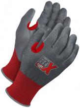 Bob Dale Gloves & Imports Ltd 99-1-9530-9 - Red 21G Seamless Knit Cut Resistant Grey NBR Palm w/ Touchscreen