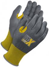 Bob Dale Gloves & Imports Ltd 99-1-9550-10 - Yellow 21G Seamless Knit Cut Resistant Grey NBR Palm w/ Touchscreen