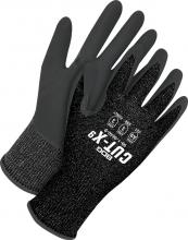 Bob Dale Gloves & Imports Ltd 99-1-9640-7 - 18 Gauge Black Cut Resistant Grey PU Palm w/ Touchscreen