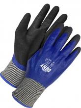 Bob Dale Gloves & Imports Ltd 99-1-9660-11 - Seamless Knit 13 Gauge HPPE Cut Resistant Double Nitrile Dip