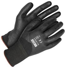 Bob Dale Gloves & Imports Ltd 99-1-9776-7 - Black 13G Seamless Knit Kevlar Cut Resistant w/ Black NPR Fo