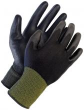 Bob Dale Gloves & Imports Ltd 99-1-9802-6 - Seamless Knit Black Nylon Black Polyurethane Palm