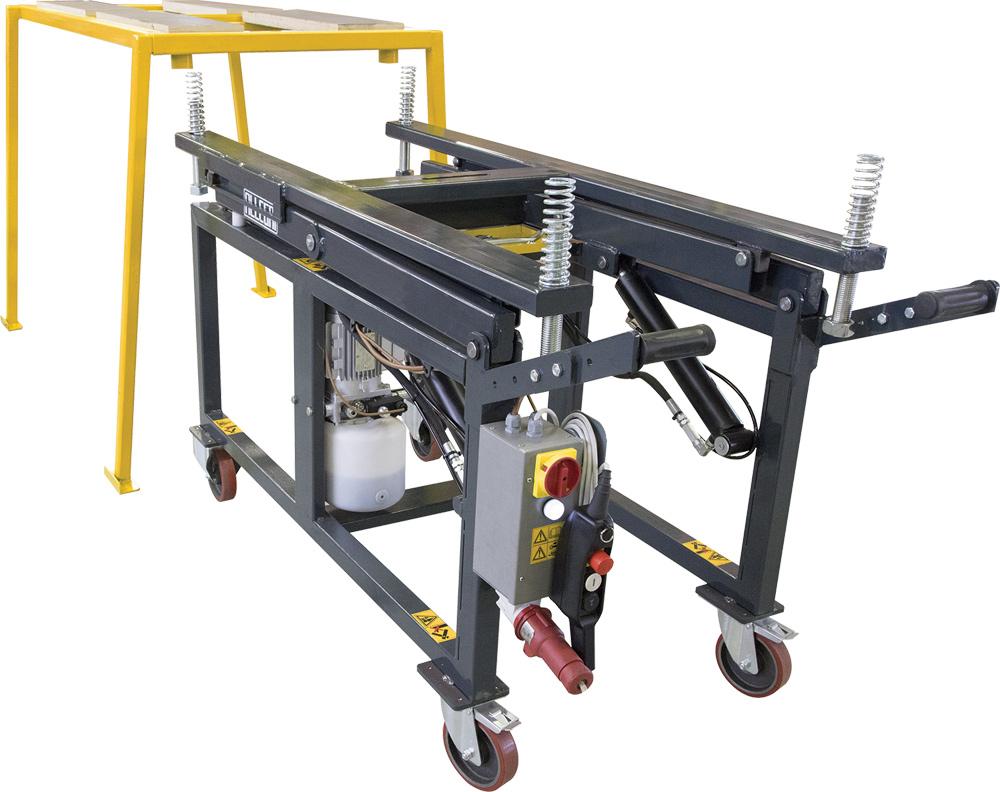 1.1-TON CAPACITY (2200 LBS) MOBILE ELECTRO-HYDRAULIC SCISSOR LIFT<span class='Notice ItemWarning' style='display:block;'>Item has been discontinued<br /></span>