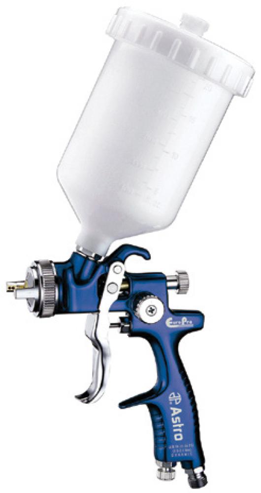 EURO PRO 1.3MM NOZZLE HIGH EFFICENCY/HIGH TRANSFER PAINT GUN WITH PLASTIC CUP, 600 ML<span class=' ItemWarning' style='display:block;'>Item is usually in stock, but we&#39;ll be in touch if there&#39;s a problem<br /></span>