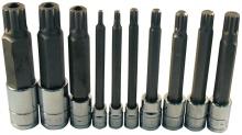 G2S ATD-13781 - 10 PC XL TRIPLE SQUARE BIT SOCKET SET