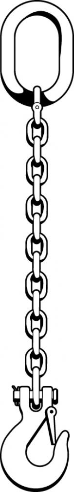 G100 CHAIN SINGLE SLING 3/8&#39;&#39; X 8&#39; OBL/SLIP<span class=' ItemWarning' style='display:block;'>Item is usually in stock, but we&#39;ll be in touch if there&#39;s a problem<br /></span>