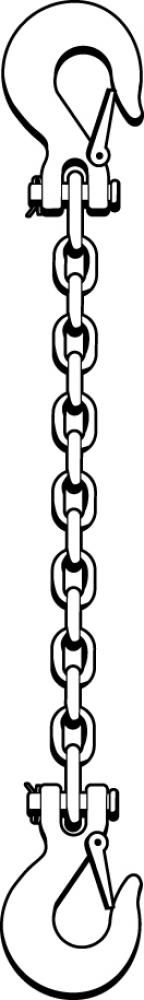 G80 CHAIN SINGLE SLING 1/2&#39;&#39; X 10&#39; SLIP/SLIP<span class=' ItemWarning' style='display:block;'>Item is usually in stock, but we&#39;ll be in touch if there&#39;s a problem<br /></span>