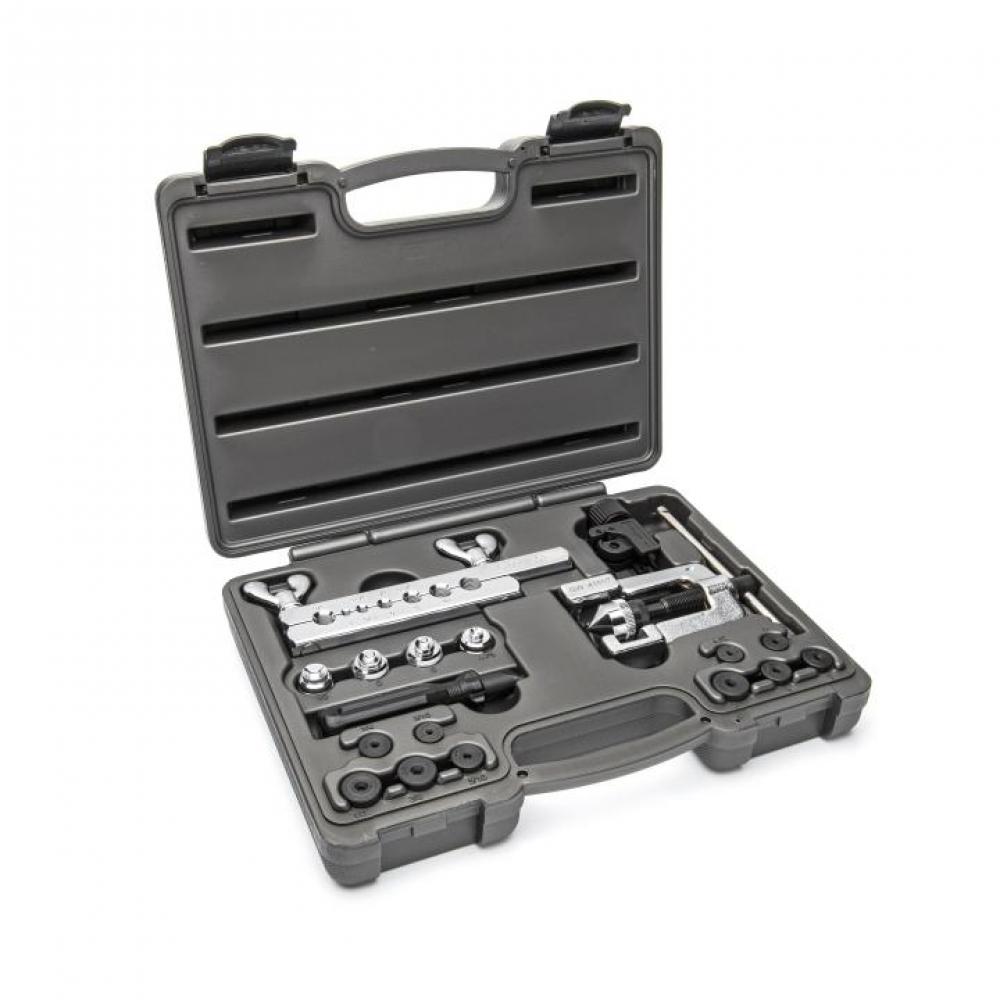 18 Pc. Combined Double/Bubble Flaring Tool Kit<span class=' ItemWarning' style='display:block;'>Item is usually in stock, but we&#39;ll be in touch if there&#39;s a problem<br /></span>