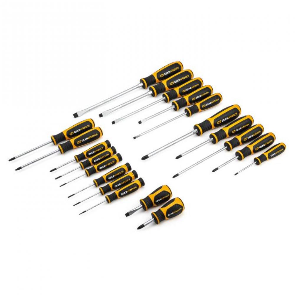 20 Pc. Dual Material Combination Screwdriver Set<span class=' ItemWarning' style='display:block;'>Item is usually in stock, but we&#39;ll be in touch if there&#39;s a problem<br /></span>