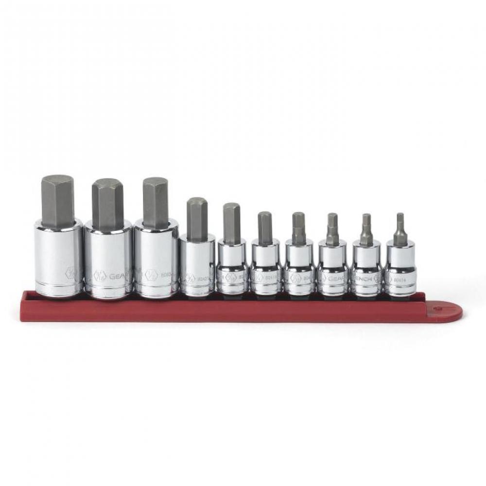 10 Pc. 3/8&#34; and 1/2&#34; Drive SAE Hex Bit Socket Set<span class=' ItemWarning' style='display:block;'>Item is usually in stock, but we&#39;ll be in touch if there&#39;s a problem<br /></span>