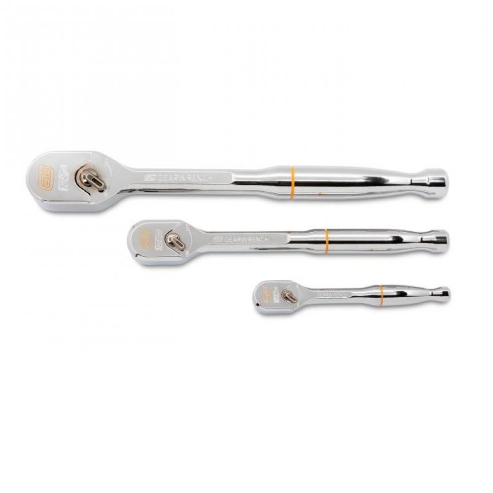 3 Pc. 1/4&#34;, 3/8&#34; and 1/2&#34; Drive 120XP™ Teardrop Ratchet Set<span class=' ItemWarning' style='display:block;'>Item is usually in stock, but we&#39;ll be in touch if there&#39;s a problem<br /></span>