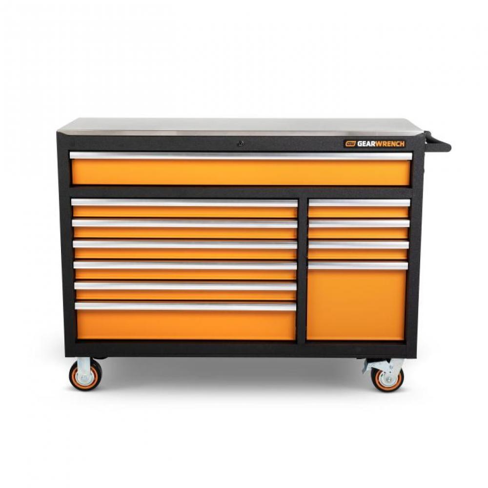 52&#34; 11 Drawer GSX Series Rolling Tool Cabinet with Stainless Steel Worktop<span class=' ItemWarning' style='display:block;'>Item is usually in stock, but we&#39;ll be in touch if there&#39;s a problem<br /></span>