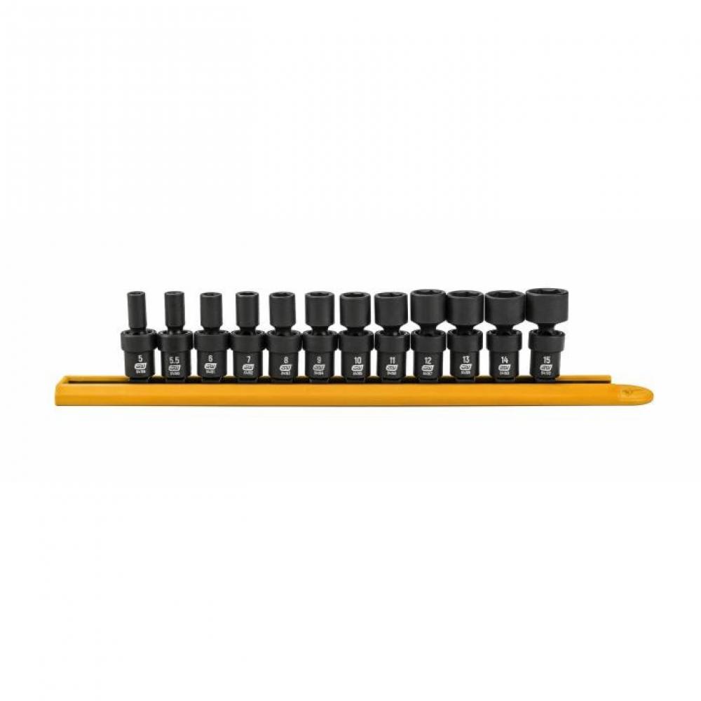 12 Pc. 1/4&#34; Drive 6 Point Metric Impact Universal Socket Set<span class=' ItemWarning' style='display:block;'>Item is usually in stock, but we&#39;ll be in touch if there&#39;s a problem<br /></span>