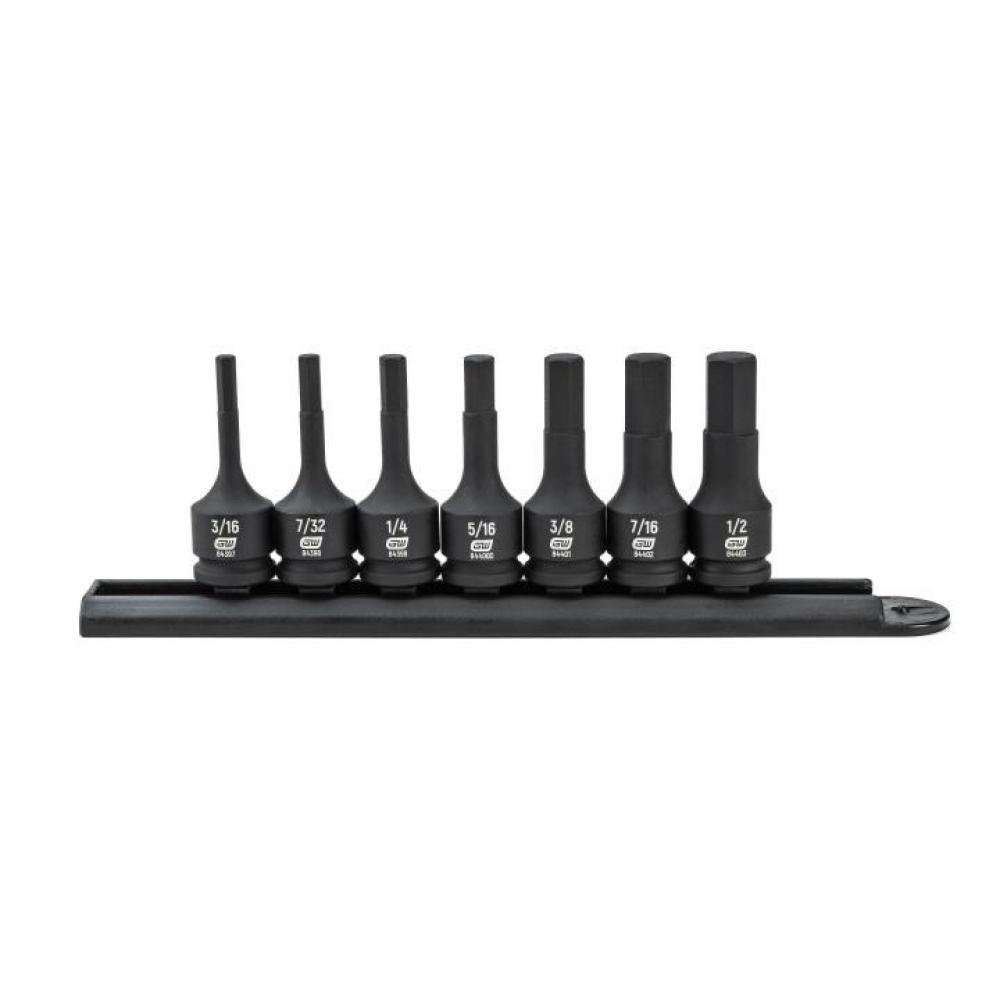 7 Pc. 3/8&#34; Drive SAE Impact Hex Bit Socket Set<span class=' ItemWarning' style='display:block;'>Item is usually in stock, but we&#39;ll be in touch if there&#39;s a problem<br /></span>