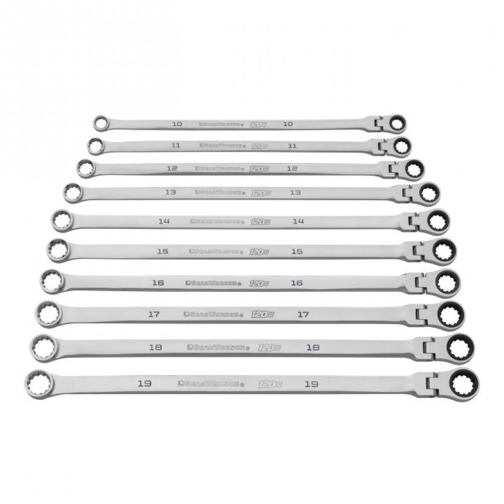 10 Pc. 120XP™ Universal Spline Metric XL Flex GearBox™ Ratcheting Wrench Set<span class=' ItemWarning' style='display:block;'>Item is usually in stock, but we&#39;ll be in touch if there&#39;s a problem<br /></span>