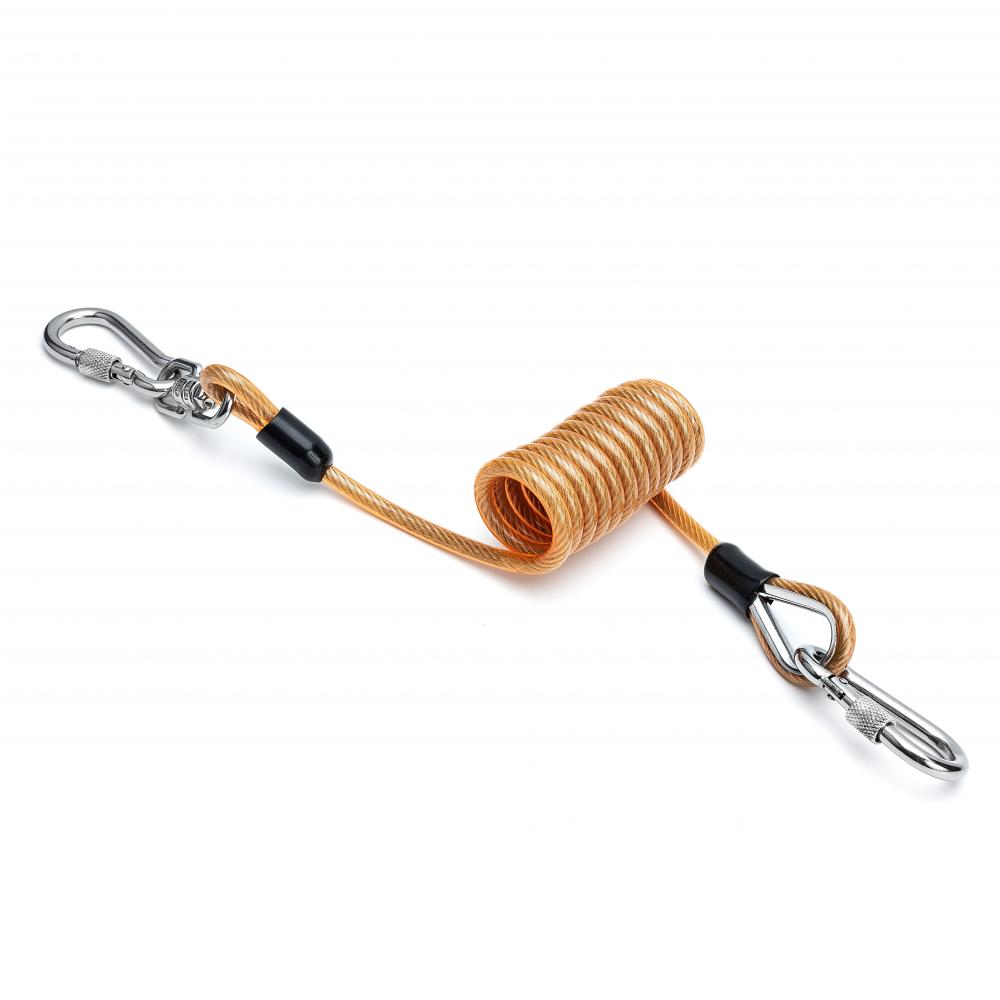 COILED CABLE LANYARD 5LBS<span class='Notice ItemWarning' style='display:block;'>Item has been discontinued<br /></span>