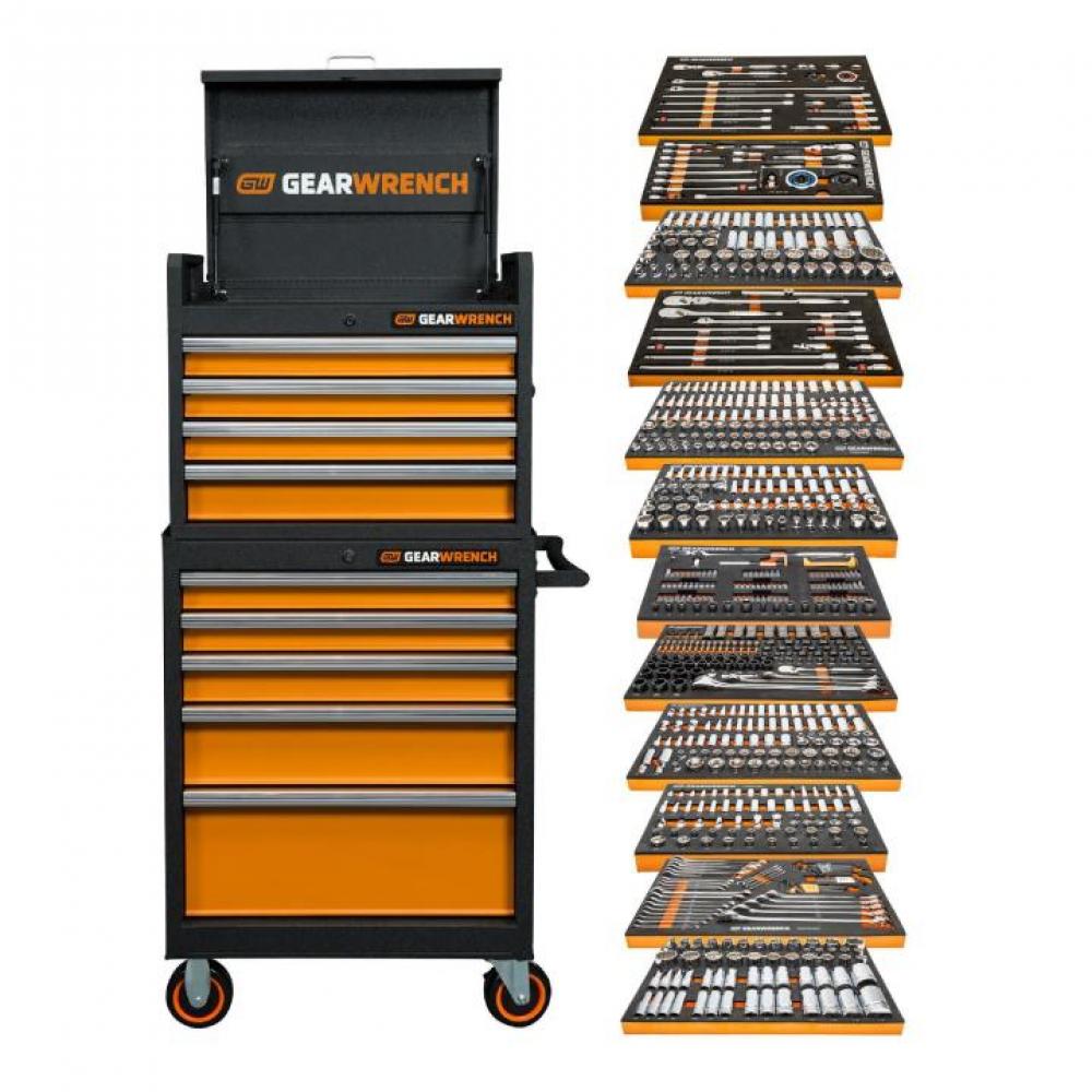 791 Pc. MEGAMOD Mechanics Tool Set in Premium Modular Foam Trays with Tool Storage<span class=' ItemWarning' style='display:block;'>Item is usually in stock, but we&#39;ll be in touch if there&#39;s a problem<br /></span>