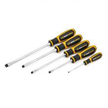 GearWrench 80053H - 5 Pc. Dual Material Slotted Screwdriver Set