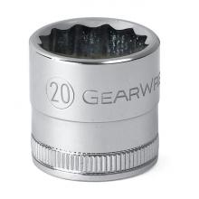 GearWrench 80812 - 1/2" Drive 12 Point Standard Length Sockets