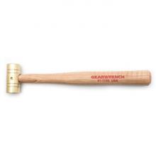 GearWrench 81-110G - Brass Hammers with Hickory Handles