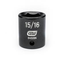 GearWrench 84509N - 1/2" Drive 6 Point Standard Impact Sockets